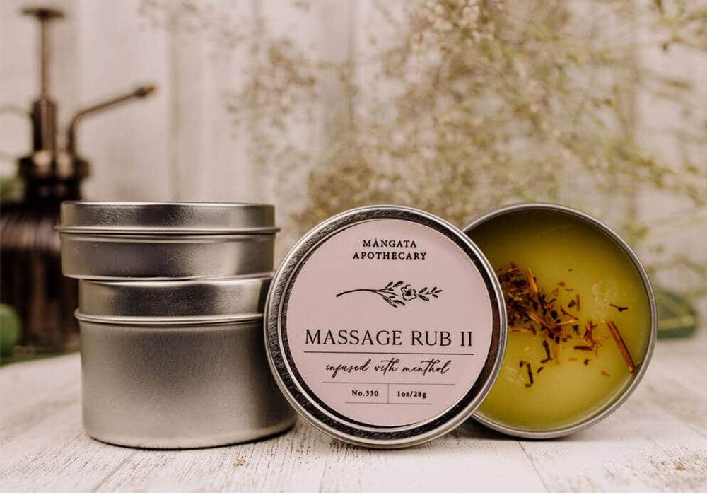 Mangata Apothecary Botanical Massage Rub II - Product Image