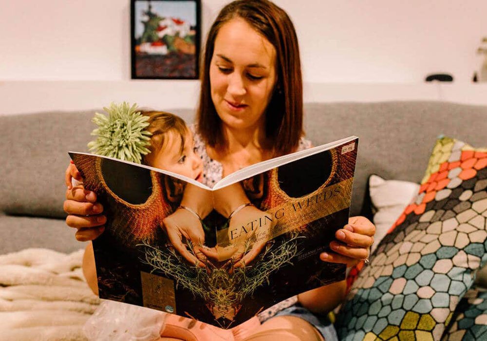 Eating Weeds Book by Stefanie Henderlin - Product Image For Mangata Apothecary